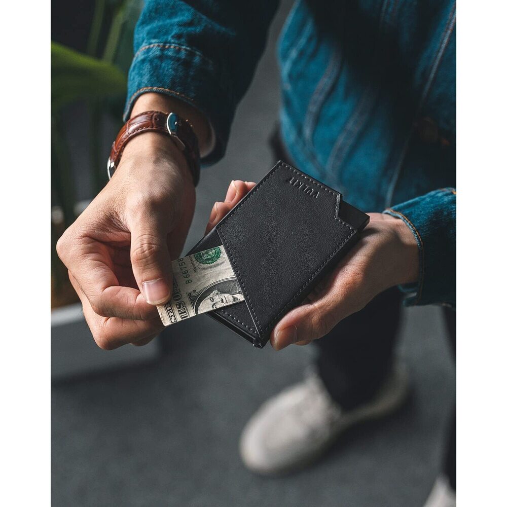 9221 Pop up Card Wallet RFID Blocking Slim Aluminum Metal Bank Card Holder - Picture 2 of 7